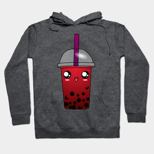 Happy Sailor Mars Boba Hoodie by ziafrazier